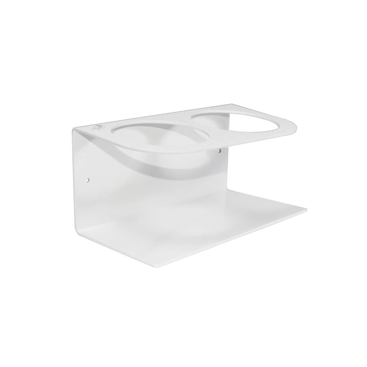 TrippNT 50017 White Acrylonitrile Butadiene Styrene Double Bottle Holder, Stores 2 Bottles of 500mL, 4.25" Diameter x 7.5" Width x 3.25" Height