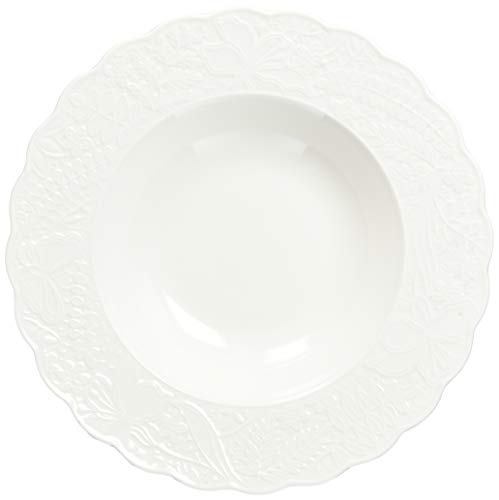 NARUMI プレート 皿 ホニトン レース ホワイト 26cm 電子レンジ温め 食洗機対応 51952-5811