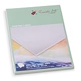 Encaustic Art The Original Mixed Set Malkarten | 70 Blatt | 10x A4, 20x A5, 40x A6 | Papier für Wachsmalerei & Enkaustik Starter Sets | Weiße Bastelpapier für Künstler und Kreative | 300gsm