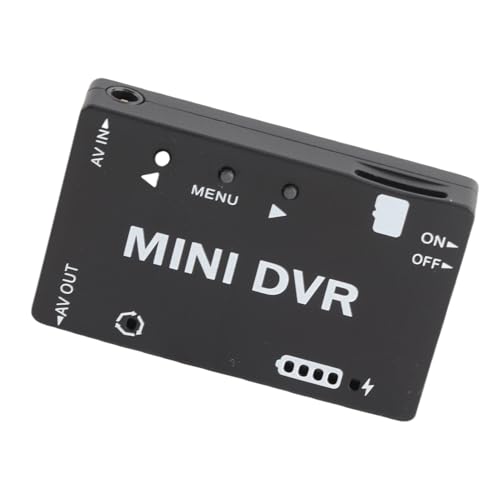 Moduł Mini FPV DVR, Korpus ze Stopu Aluminium, Rejestrator Wideo, Bateria, Obsługa NTSC PAL, Karta Pamięci 32 GB, Wyjście AV, Opcje Języka Menu, dla Drona FPV, Model Samochodu