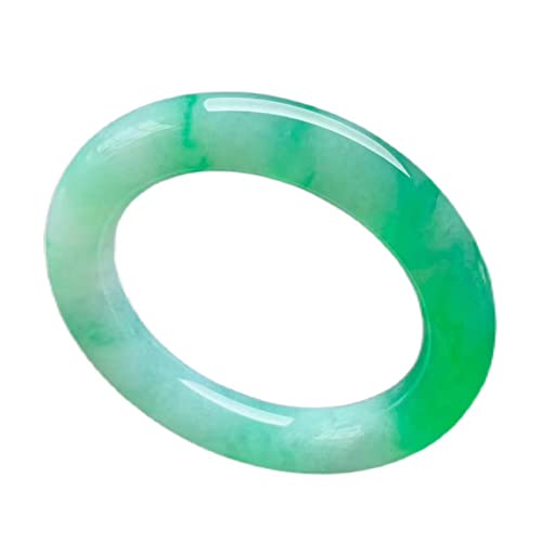 Bracelet jonc en jade véritable de haute joaillerie pour femme