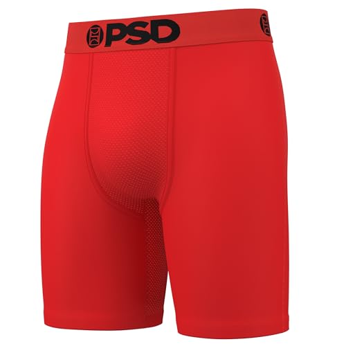 PSD Men's Rosa Red Boxer Brief 3-Pack, Multi, M4