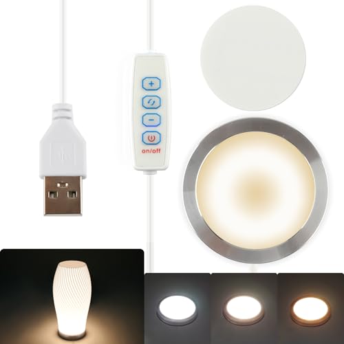 Image of 3D Printer LED Lamp Kit 001 V2.0, Compatible with Bambu lab A1 /A1mini /P1S /P1P /X1C Makerworld Maker's Supply hardware kit 5V USB Powered, 3 Color Temperature Adjustable