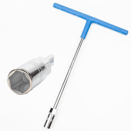 Image of Taparia T Spanner Socket Wrenches TSW 15, Chrome Vanadium steel, Size 15mm, 6 Point Hex end with Soft Grip, Suitable for Automotive, Hobby, Professional, DIY & Industrial Use