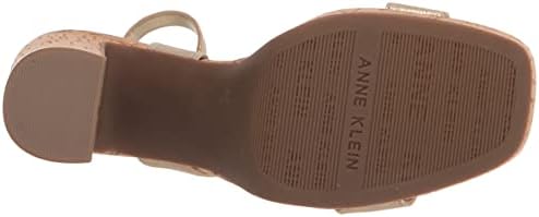 Anne Klein Women's Zaya Heeled Sandal, Platinum, 9 | Image 3