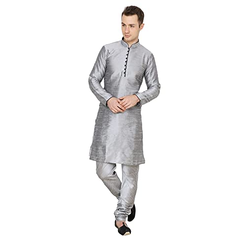 Image of Royal Kurta Men's Cotton Silk Kurta Pyjama Set