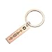 Spotify Personalized Code Keychain | Spotify Music Keychain | Customized Spotify Barcode Keychain | Spotify QR code KeyRing (Rose Gold)