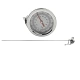 NINMORTH Termómetro de suelo de compost, 50 cm para sonda de acero inoxidable, 0° C120°, sellado herméticamente, control preciso de la temperatura de compostaje
