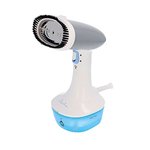 JATA JEPL5216 - Plancha de vapor vertical con panel de acero inox. Vapor constante de 23 g/min. Cepillo para tejidos gruesos. Calentamiento en 30 segundos. Depósito de 300 ml