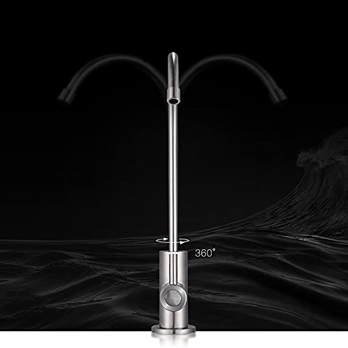 Robinets d'eau potable rotatifs monotrou inox 304 pour vasque - 6