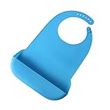 [ミゴミ] 食品グレードのシリコーン大人よだれかけ防水げっぷ布部分 3D 固体高齢者エプロン