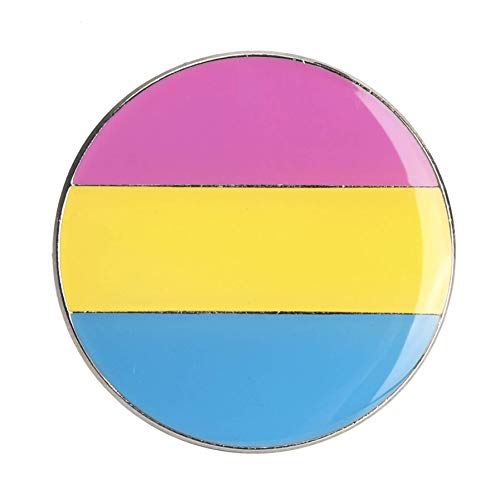 Pansexual Gay Pride LGBTQ Pin de Metal Redondo