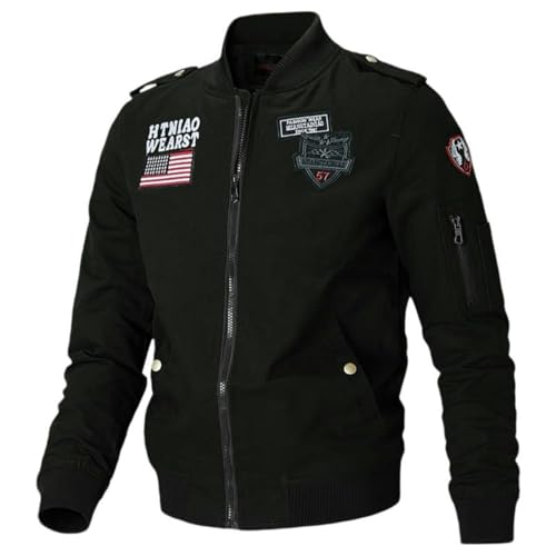 Veste d'extérieur homme en coton délavé coupe droite tendance