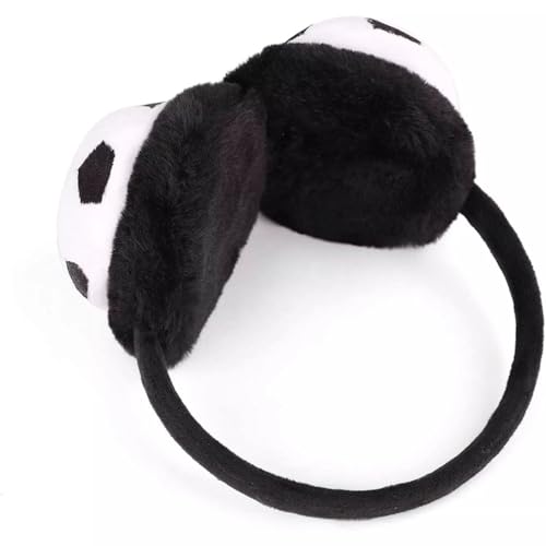 Image of Girl Winter Earmuffs Outdoor Wear Soft Faux Fur Plush Ear Warmer Minnie Design Windproof Woolen Warm Ear Muff Men & Women (Freesize)
