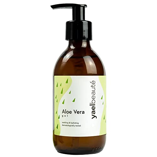Yael Beauté Aloe Vera Gel - Reines Aloe Vera mit 99 Prozent Natürlichen Inhaltsstoffen - Aloe Vera...