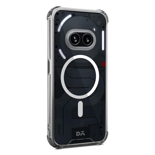 Image of DailyObjects Clear Magnetic Phone Case Cover Compatible with Nothing Phone (2a) | Wireless Charging Slim Back Cover | 2 Layer Edge Protection & Shockproof