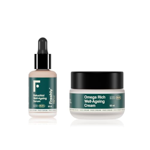 Freshly Cosmetics Sérum facial Bakuchiol y Crema facial Omega...