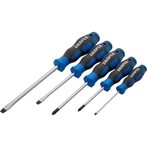 Draper 09783 5-Piece Soft-Grip Screwdriver Set