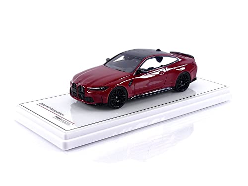 Voiture miniature d'exception TrueScale Miniatures TSM430570 rouge métallique pour vitrine