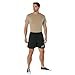 Rothco Lightweight Army Physical Training PT Shorts (US, Alpha, 2X, Regular, Regular, Black)