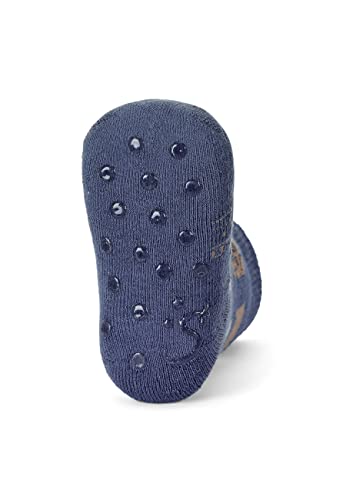 Unisex Kids Abs Crawling Socks Dp Jungle Socks, Blue, 22 EU, Blue, 224