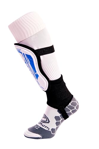 Optimum Velocidade Ankle Protect Shinguards, Strap Closure Hockey Shin Pads, Shin Protection Guard - Image 3