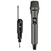 Aveek Kabelloses Karaoke Mikrofon Set, Professionelle Funkmikrofon Set 2.4G, Wiederaufladbar mit USB-C, 6,35mm/3,5mm Anschluss, Plug & Play für Lautsprecher, Party, Gesang, 30m Reichweite, 1er Set
