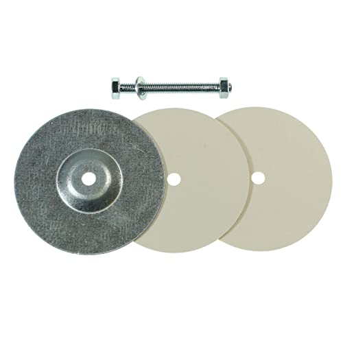 Esistente da: 1x Disco metallico 60mm + 2x Rondella di gomma 60mm + Vite M5x45mm Disco Madre