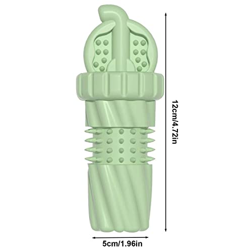 Brinquedos para cães resistentes,Vara de limpeza de mastigação de cuidados dentários de borracha nat