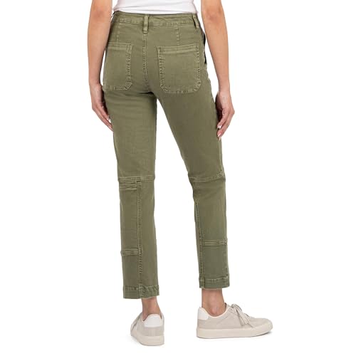 KUT from the Kloth Men's Elizabeth High Rise Straight Leg Pork Chop Pockets3