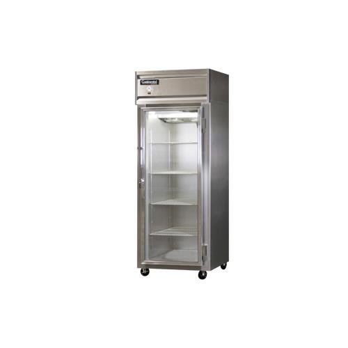 1FS-SA-GD Single Section Reach In Glass Door Freezer by Continental Refrigerator – Commercial Grade