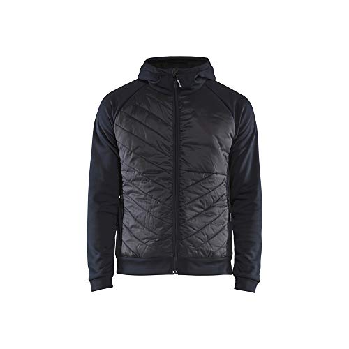 Sudadera híbrida Blaklader XXXL que soluciona la falta de espacio y abrigo