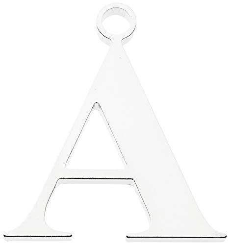 Preisvergleich Produktbild tradeNX Schlüsselanhänger Buchstabe A Hochwertiger Anhänger aus Edelstahl für den Schlüsselbund ca. 3 cm