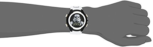 image for Accutime Star Wars Kids' Stormtrooper Digital Display LCD Quartz White