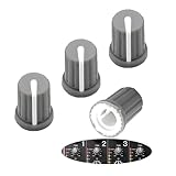 WXYINSPAS 4pcs TRIM Rotary Knobs Replacement for Equalizer Potentiometer GAIN Volume Fader Knob Cap Controller Mixer Console Pioneer 700 750 800 850 900NEXUS 900SRT 900NXS2 20002000NEXUS (Grey TRIM)