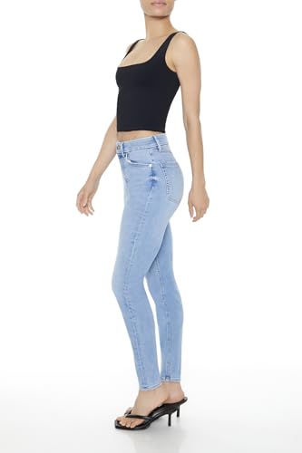 Forever 21 Women's Curvy High-Rise Skinny Jeans4