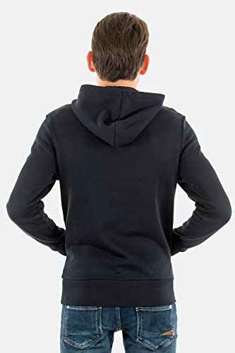 Fred Perry Sweat Tipped Hooded 248 Navy sweat à capuche homme bleu - 4