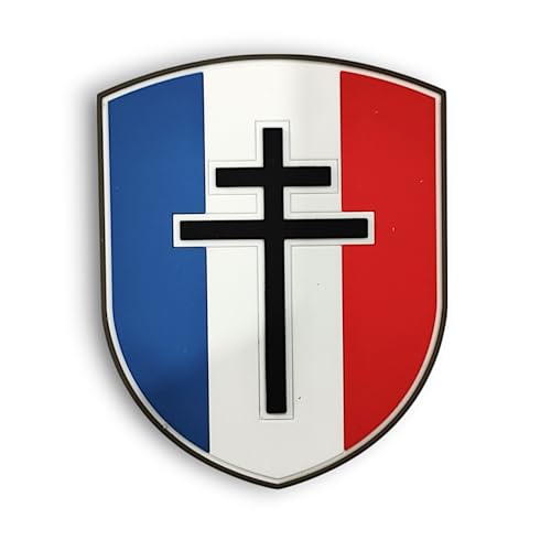Patch PVC TACTICAL SURVIVAL 3D Scratch Hook & Loop | Broche Patch 3D pour sacs à dos militaires, casquettes | Idéal en extérieur, randonnée, airsoft, survie, | TS-PTCH-SRV (CROIX LORRAINE)