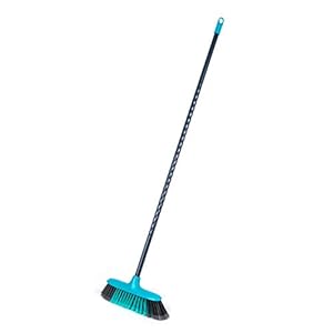 Beldray LA075031EU7 Huisdier Plus Cross Action Bezem – 120 cm, Zwart/Blauw