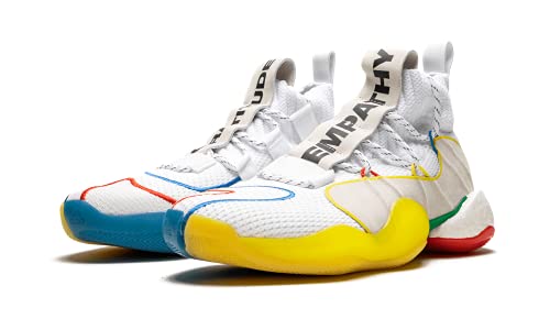 Adidas Originals Pharrell Williams Crazy Byw Lvl X Gratitude + Empathy Limited Edition Collaboration Fashion Sneakers (8.5 M Us, Ftwwht/Supcol/Supcol) #TOP1