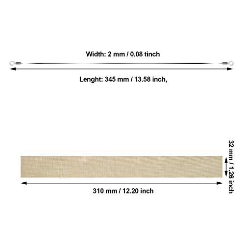 image for Honoson 10 Pieces Impulse Sealer Spare Repair Parts Kit Heat Seal Stri