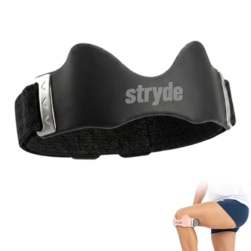 kyno Stryde Precision Strap for Knee 2026 Stryde Knee Strap Comfortable and Breathable Adjustable Strap for Fits All Travel Sport and Everyday Use (Black)