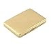 BINGFANG-W Portasigarette 20 bastoncini, Belle portasigarette, semplice portatile Retro portasigarette creativo Retro rame, è il for fumatori, Formato 8.7 * 6.0 * 1.3 cm, oro, anti-pressione Cigar Hum