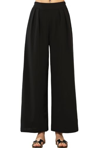 noflik Women's Business Casual High Waisted Wide Leg Palazzo Work Pants with Pockets