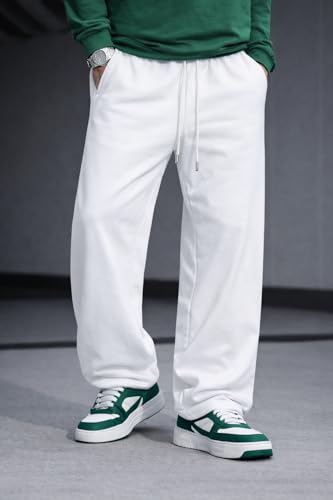Image of Rockwell Men's Baggy Sweatpants | Cotton Terry Relaxed Fit Joggers for Men | Oversized Streetwear Track Pants | Casual Gym & Everyday Wear| 027