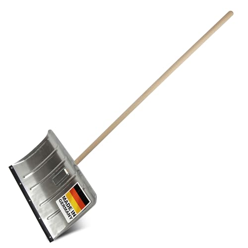 SHW-FIRE Alu-Schneeschieber 50 cm mit Flüsterkante und 150 cm...