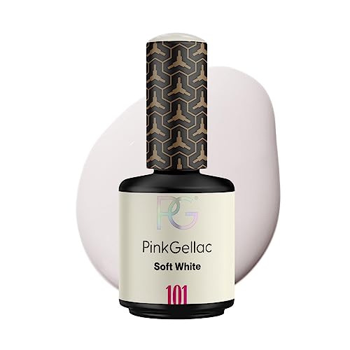Pink Gellac 101 Soft White Soak-Off UV/LED Gel Polish
