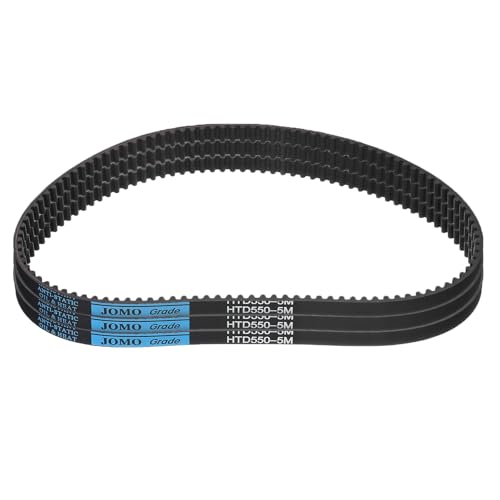 Courroie de distribution HTD-5M en caoutchouc de 550mm pour poulie fermée d'imprimante 3D