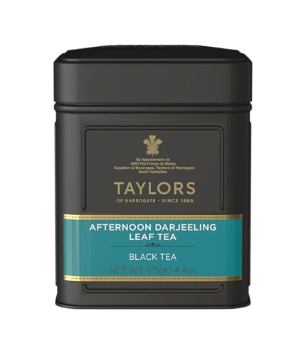 Image of Taylors of Harrogate Afternoon Darjeeling Loose Leaf Tin, 4.41 oz