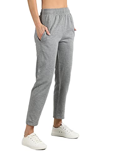Image of CHKOKKO Women High Rise Gym Wear Sports Fitness Relaxed Track Pant